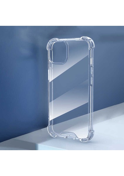 Apple iPhone 14 Plus Kılıf Tkdr Nitro Anti Shock Silikon-Renksiz