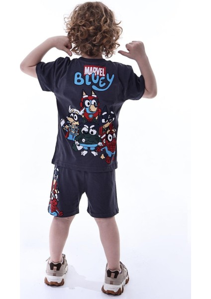 Erkek Çocuk Bluey Baskılı Alt Üst Takım fırsatları