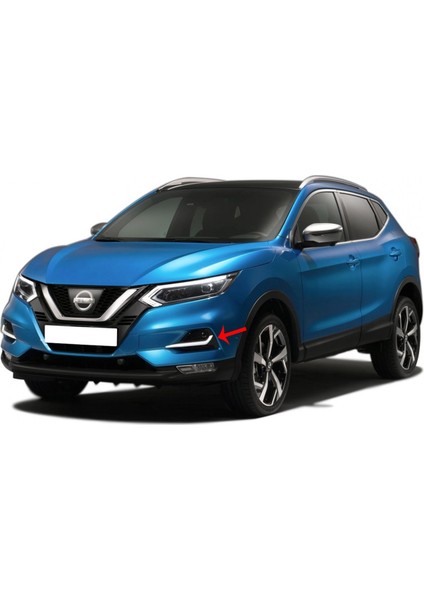 Paspasgaraji Nissan Qashqai Krom Sis Farı Çıtası 2 Prç 2017-2021