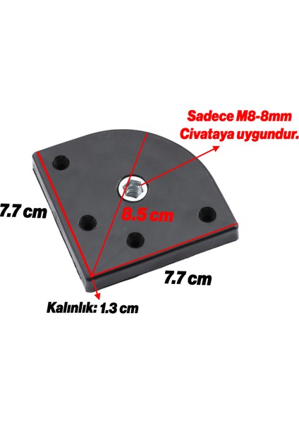 Mobilya Kanepe Baza Yatak Koltuk Destek Yükseltme Ayağı M8 Civatalı Aparat Krom Metal 15 cm Ayaklar modelleri
