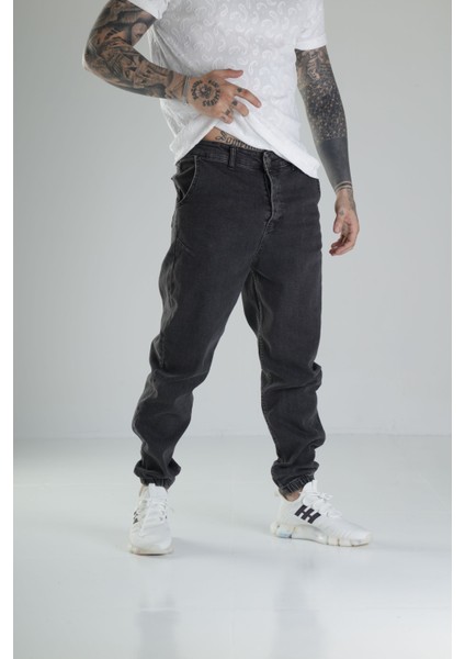 Antrasit Kot Jogger Pantolon