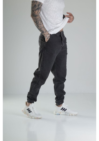 Antrasit Kot Jogger Pantolon