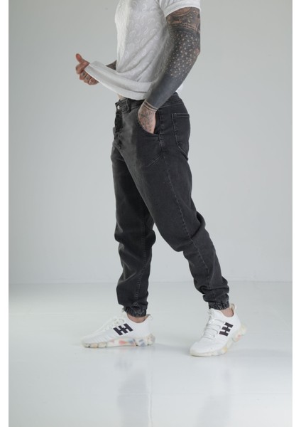 Antrasit Kot Jogger Pantolon
