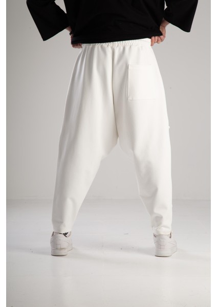 Ekru Double Face Avangard Şalvar fırsatları