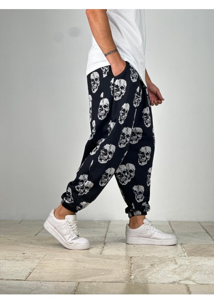 Kurukafa Desenli Pileli Yarım Şalvar fiyatları