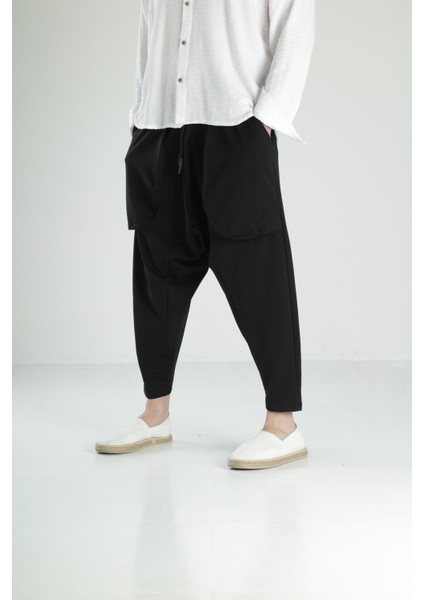 Double Face Avangard Siyah Şalvar fiyatları