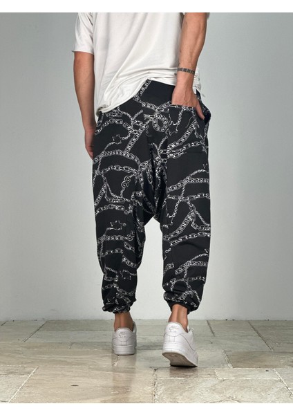 Zincir Desenli Spor Şalvar fırsatları