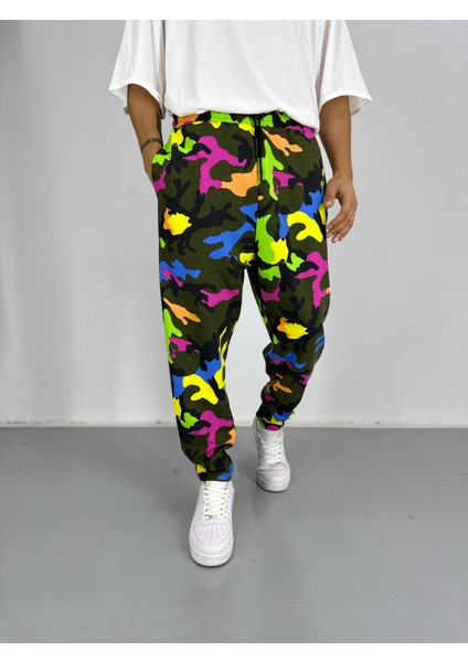 Erkek Kamuflaj Jogger