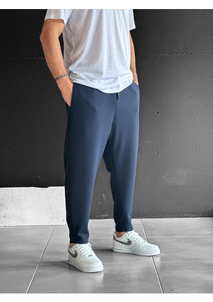 Lacivert Baget Pantolon