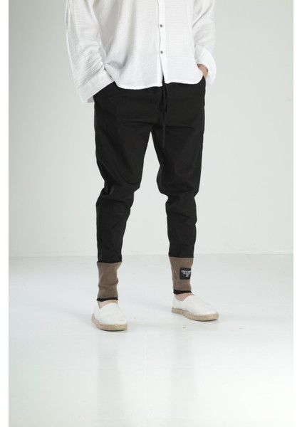 Gabardin Paça Detaylı Pantolon