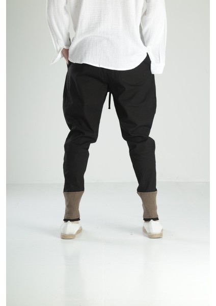 Gabardin Paça Detaylı Pantolon