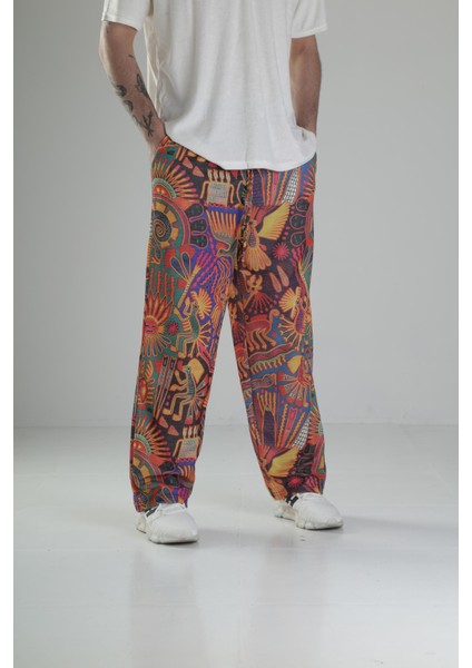 Desenli Baggy Pantolon modelleri