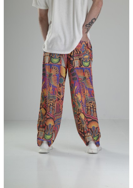 Desenli Baggy Pantolon fırsatları