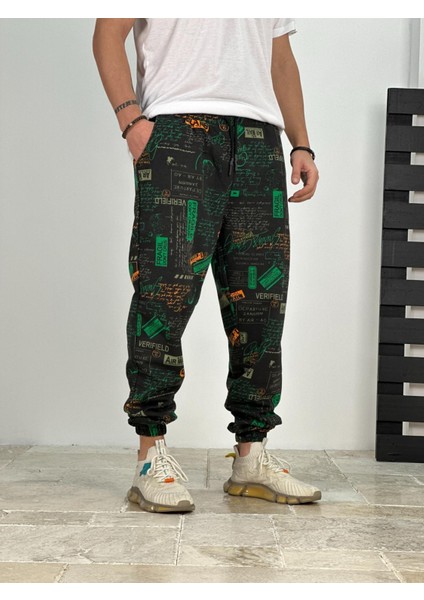 Erkek Mailbox Desenli Jogger