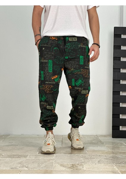 Erkek Mailbox Desenli Jogger