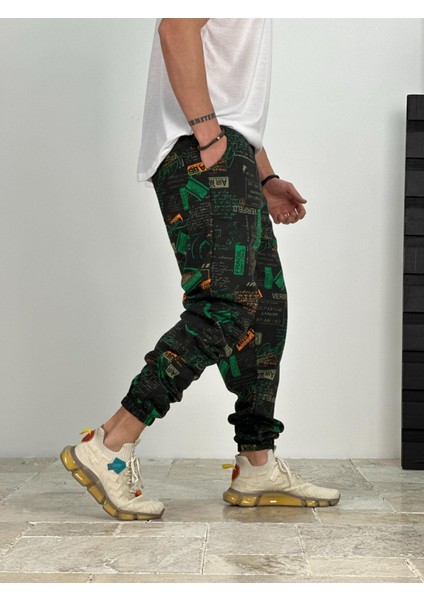 Erkek Mailbox Desenli Jogger