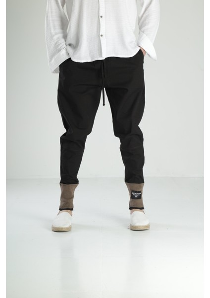 Gabardin Paça Detaylı Pantolon
