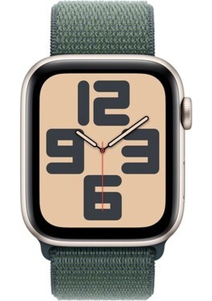 Watch Se Gps 40MM Starlight Aluminium Case With Lake Green Sport Loop