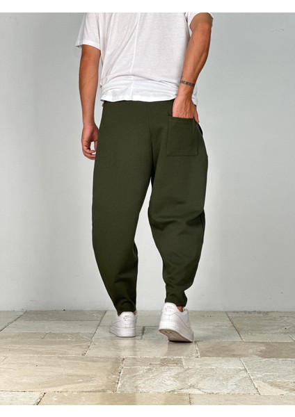 Erkek Cep Detaylı Haki Baget Pantolon COC2490 fırsatları