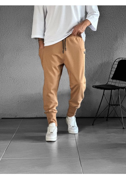 Paça Ribana Yan Cepli Kahve Jogger