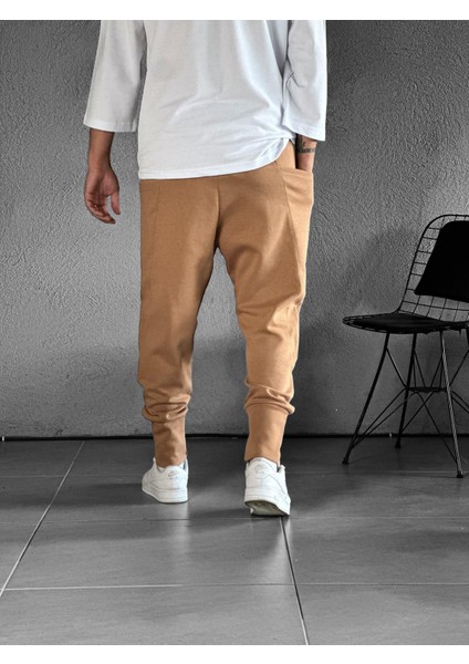 Paça Ribana Yan Cepli Kahve Jogger