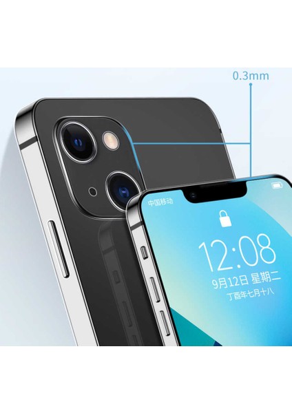 iPhone 13 Mini Kılıf Tkdr Blok Kapak-Renksiz