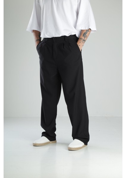 Premium Kalite Paraşüt Kumaş Siyah Baggy Pantolon fiyatları