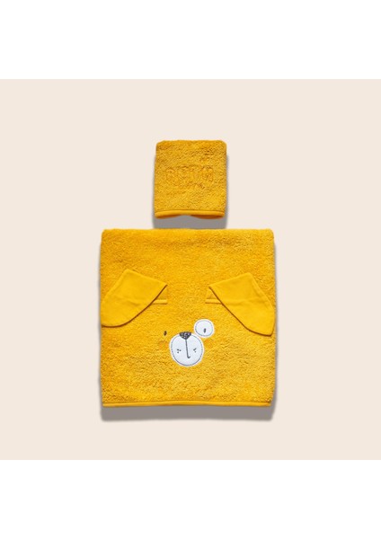Havlu Seti (2 Parça) - Bath Time - Sarı - 70 x 120 cm