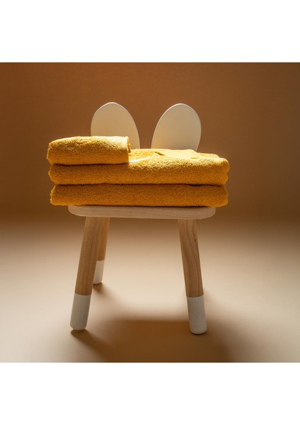 Havlu Seti (2 Parça) - Bath Time - Sarı - 70 x 120 cm