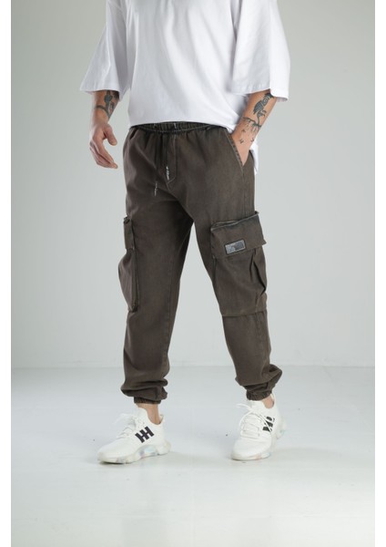 Premium Kalite Bakır Renk Kargo Cepli Jogger Pantolon fiyatları