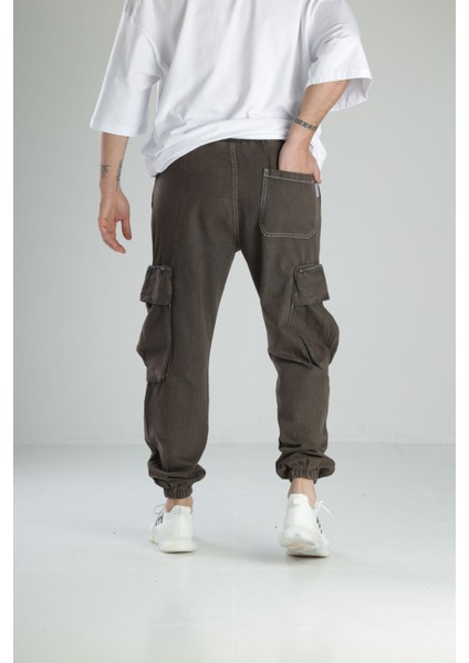 Premium Kalite Bakır Renk Kargo Cepli Jogger Pantolon modelleri