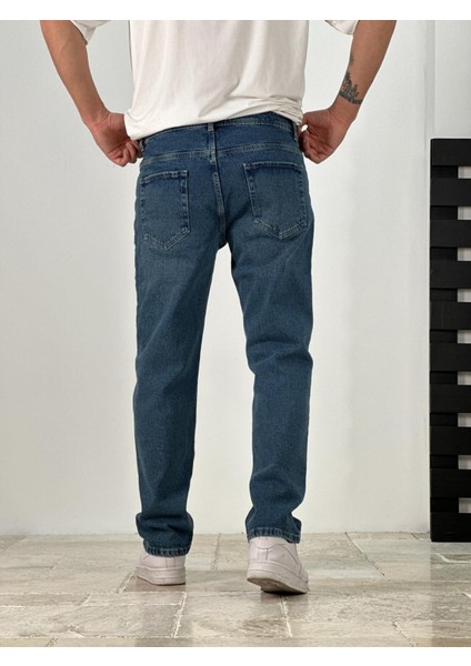 Premium Kalite Regular Kalıp Lacivet Zeminli Likralı Kot Pantolon fiyatları