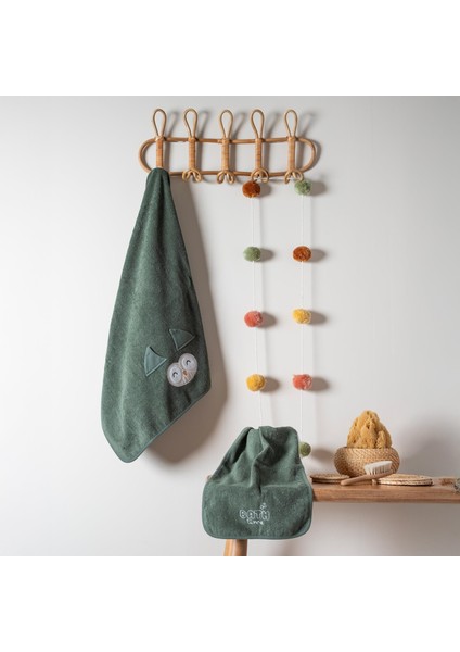 Havlu Seti (2 Parça) - Bath Time - Yeşil - 70 x 120 cm fiyatları