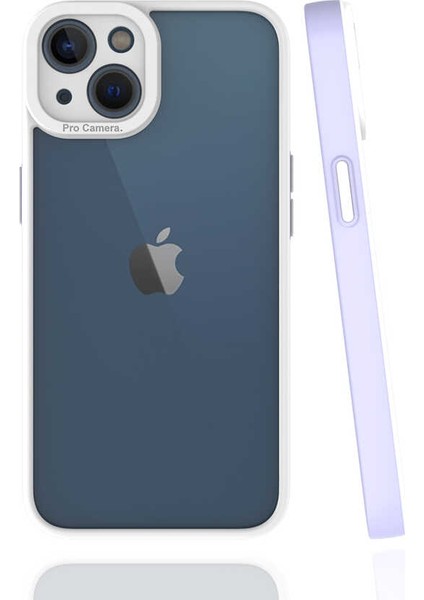 iPhone 13 Kılıf Tkdr Mima Kapak-Lila