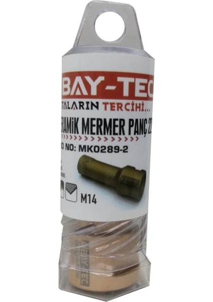 Seramik Mermer Delme Panç 22 mm MK0289-2