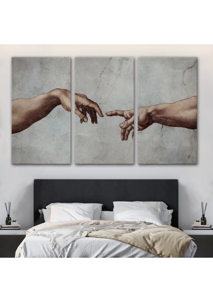 Marsilyan- Yaratılışı Michelangelo Kanvas TABLO-3753 modelleri
