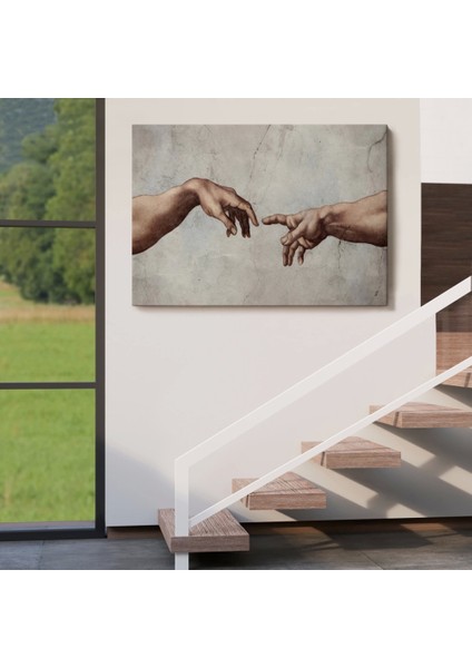 Marsilyan- Yaratılışı Michelangelo Kanvas TABLO-3753 indirimleri