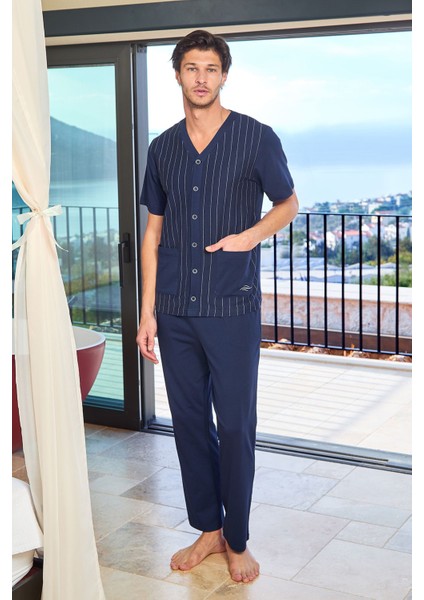 Erkek 25910 Çizgili Pijama Takımı