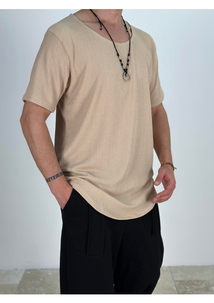 Lycralı Bej T-Shirt fiyatları