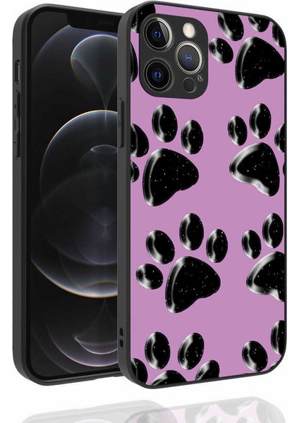 iPhone 12 Pro Uyumlu Desenli Kamera Korumalı Parlak Tkdr Nora Kapak-No6
