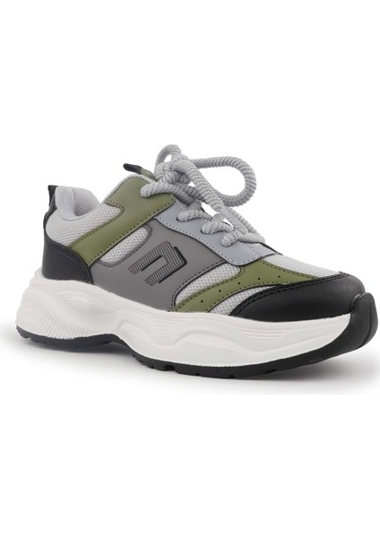 C.birian Bağlı Cırtlı Ortopedik Kalın Taban Sneakers Çocuk Spor Ayakkabı