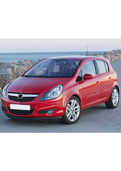 Paspasgaraji Opel Corsa D Krom Cam Çıtası 6 Prç 2007-2014