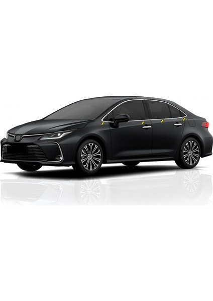 Paspasgaraji Toyota Corolla Krom Cam Çıtası 8 Prç. 2019 Üzeri