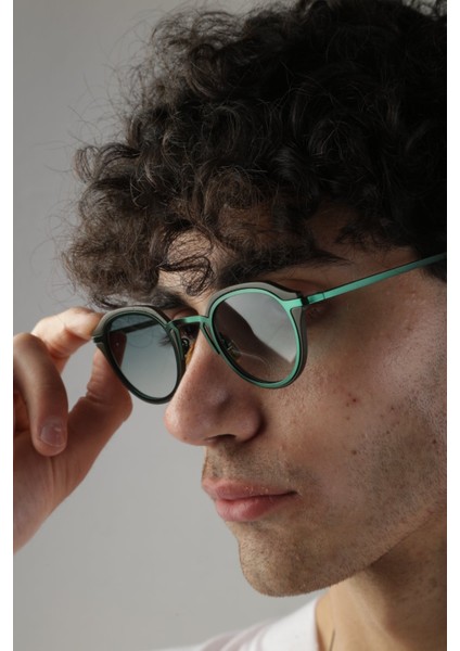 Yeşil Unisex Tasarım Gözlük