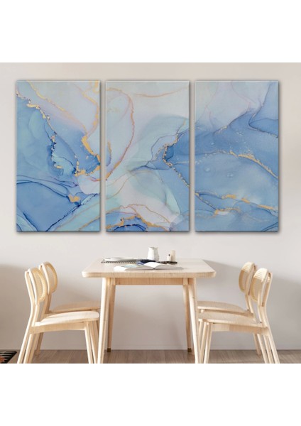 - Mürekkep ve Alkol Elementleri ile Mermer Deseni Verilmiş Kanvas TABLO-5044 modelleri