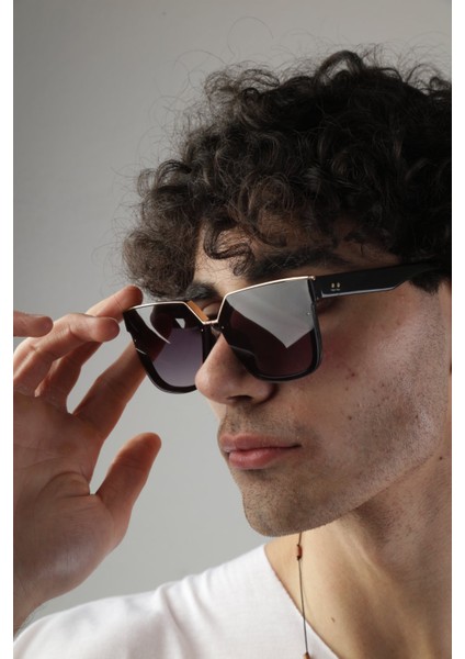 Siyah Cam Unisex Tasarım Gözlük