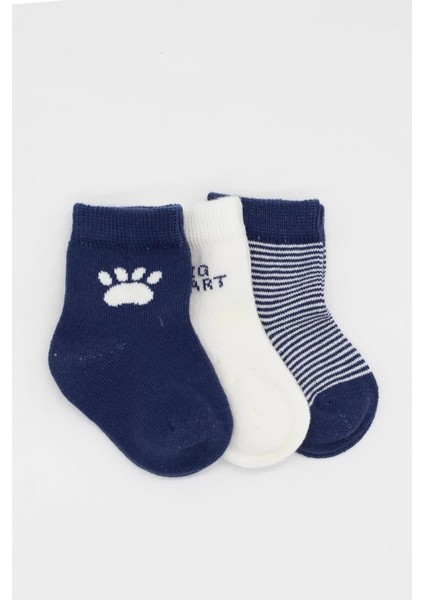 3'lü Penye Soket Çorap BS10110 Indigo fiyatları