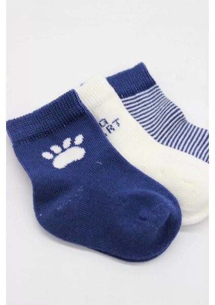 3'lü Penye Soket Çorap BS10110 Indigo fırsatları