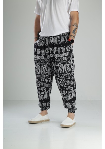 Desenli Pileli Yarım Şalvar modelleri