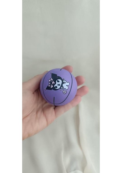 Top Kuromi Zıplayan Top Çocuk Oyun 6 cm